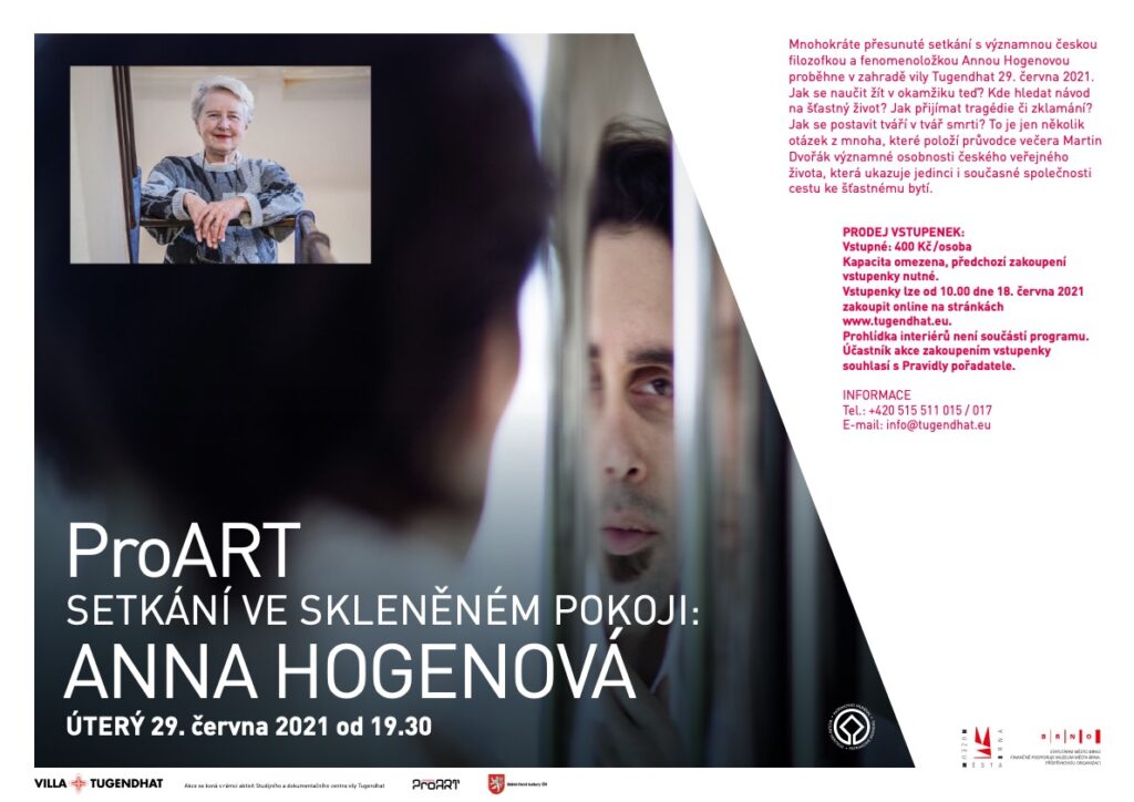 ProART Setkání ve skleněném pokoji: Anna Hogenová