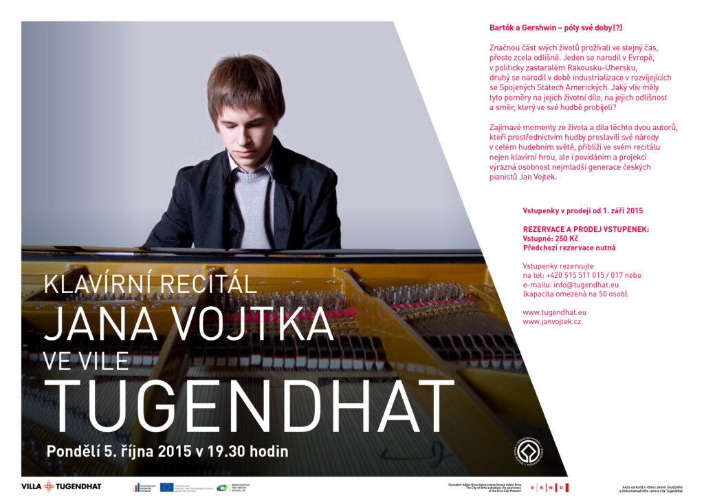 A PIANO RECITAL BY JAN VOJTEK IN VILLA TUGENDHAT