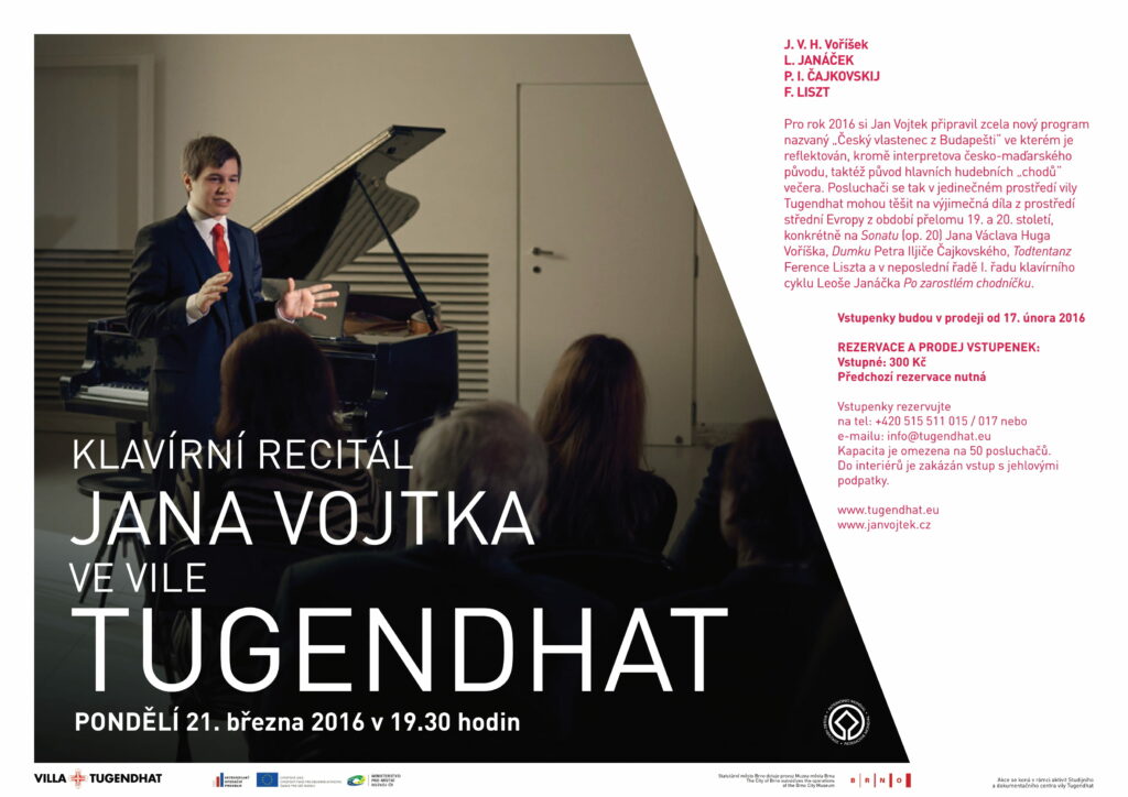 A PIANO RECITAL BY JAN VOJTEK IN VILLA TUGENDHAT