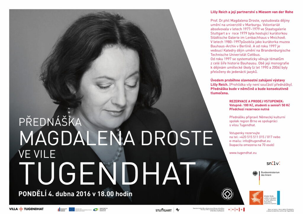 LECTURE BY MAGDALENA DROSTE