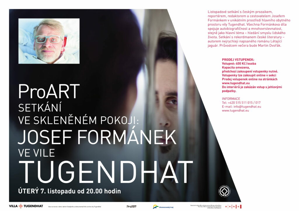 PROART MEETING IN THE GLASS ROOM: JOSEF FORMÁNEK