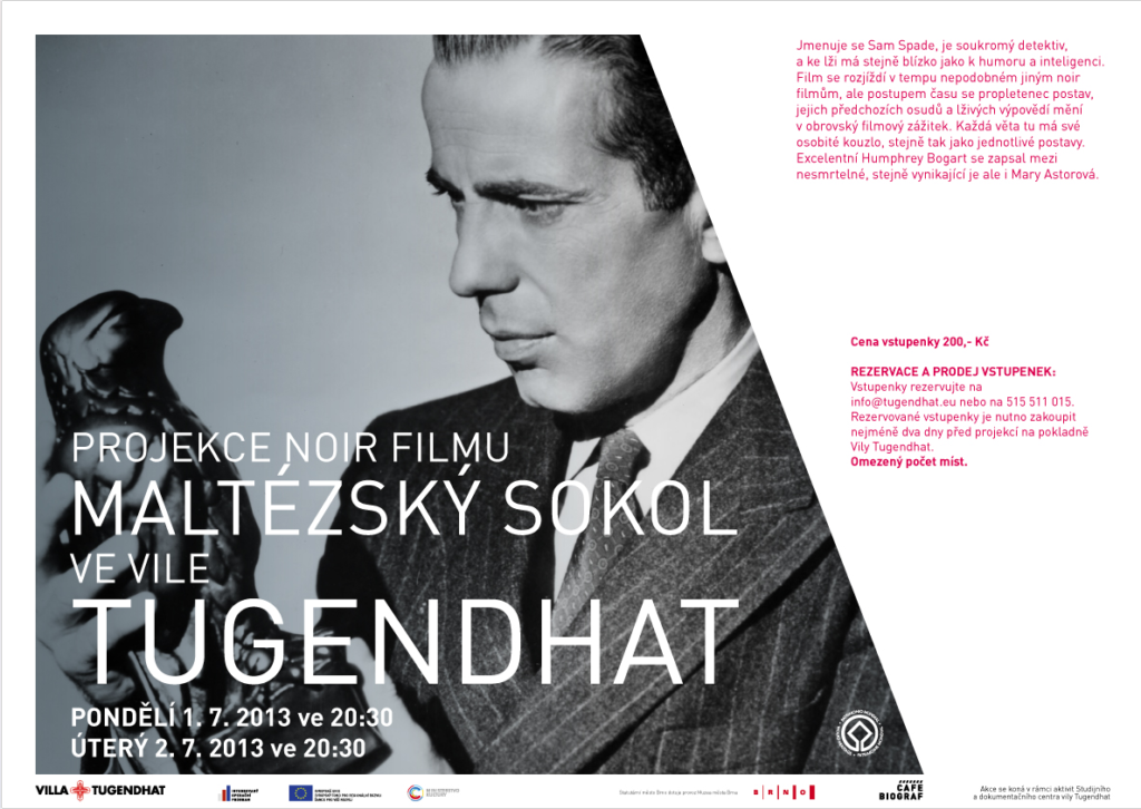 THE MALTESE FALCON – FILM NOIR IN VILLA TUGENDHAT