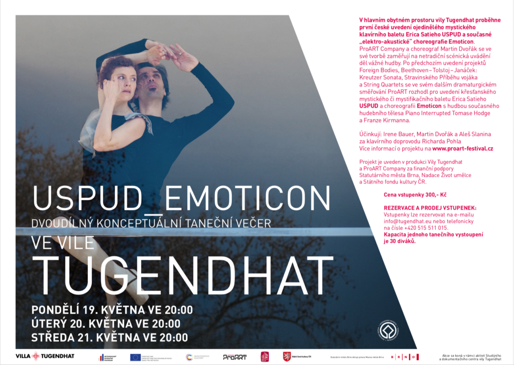 USPUD_EMOTICON A TWO-PART CONCEPTUAL DANCE EVENING IN VILLA TUGENDHAT