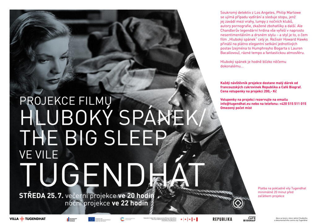 HLUBOKÝ SPÁNEK (THE BIG SLEEP) VE VILE TUGENDHAT