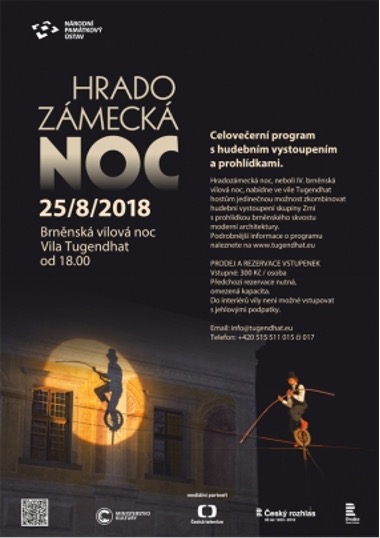 HRADOZÁMECKÁ NOC 2018 VE VILE TUGENDHAT