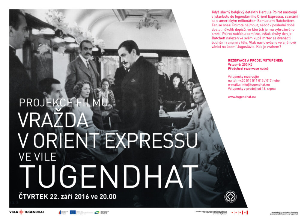 FILMOVÁ PROJEKCE: VRAŽDA V ORIENT EXPRESSU
